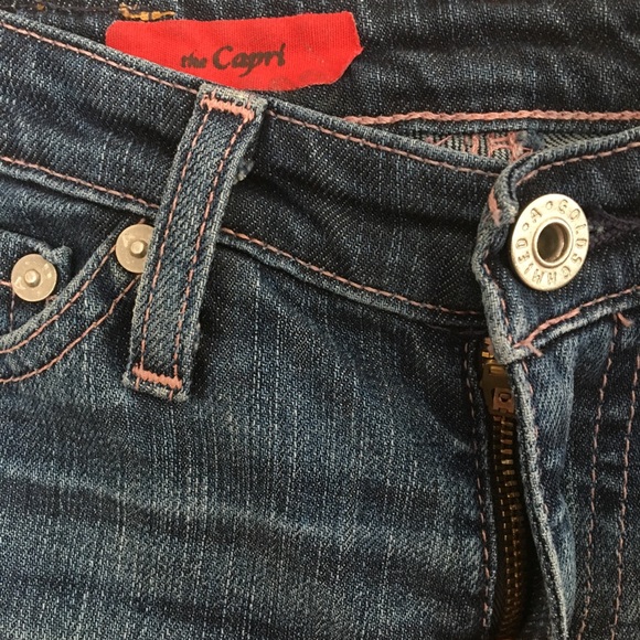 AG | The Capri Medium Wash Distressed Jeans | 24R - Picture 5 of 7